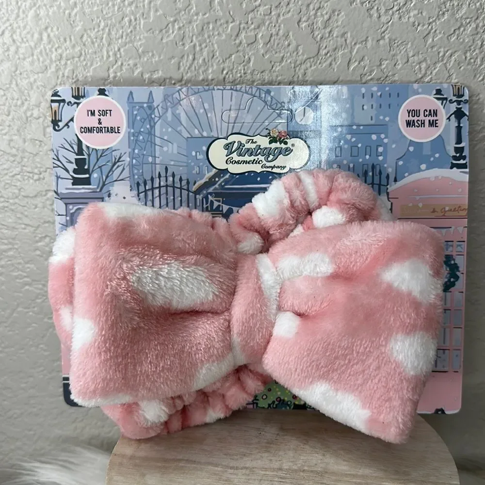 $6 🌙 The Vintage Company Carrie‎ Makeup Headband Soft Washable NEW